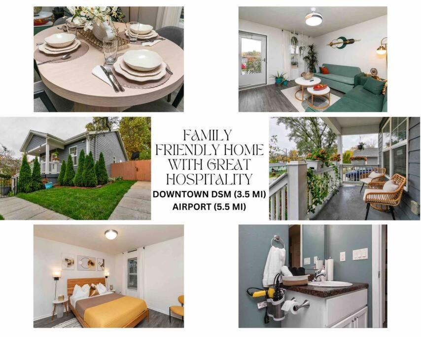 Family Friendly Home Close To Airport And Downtown Des Moine Exteriör bild